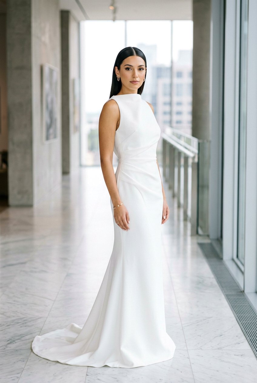 Middle Part Sleek Hair - 20 prom hairstyles for women over 18 - 20 prom hairstyles for women over 18