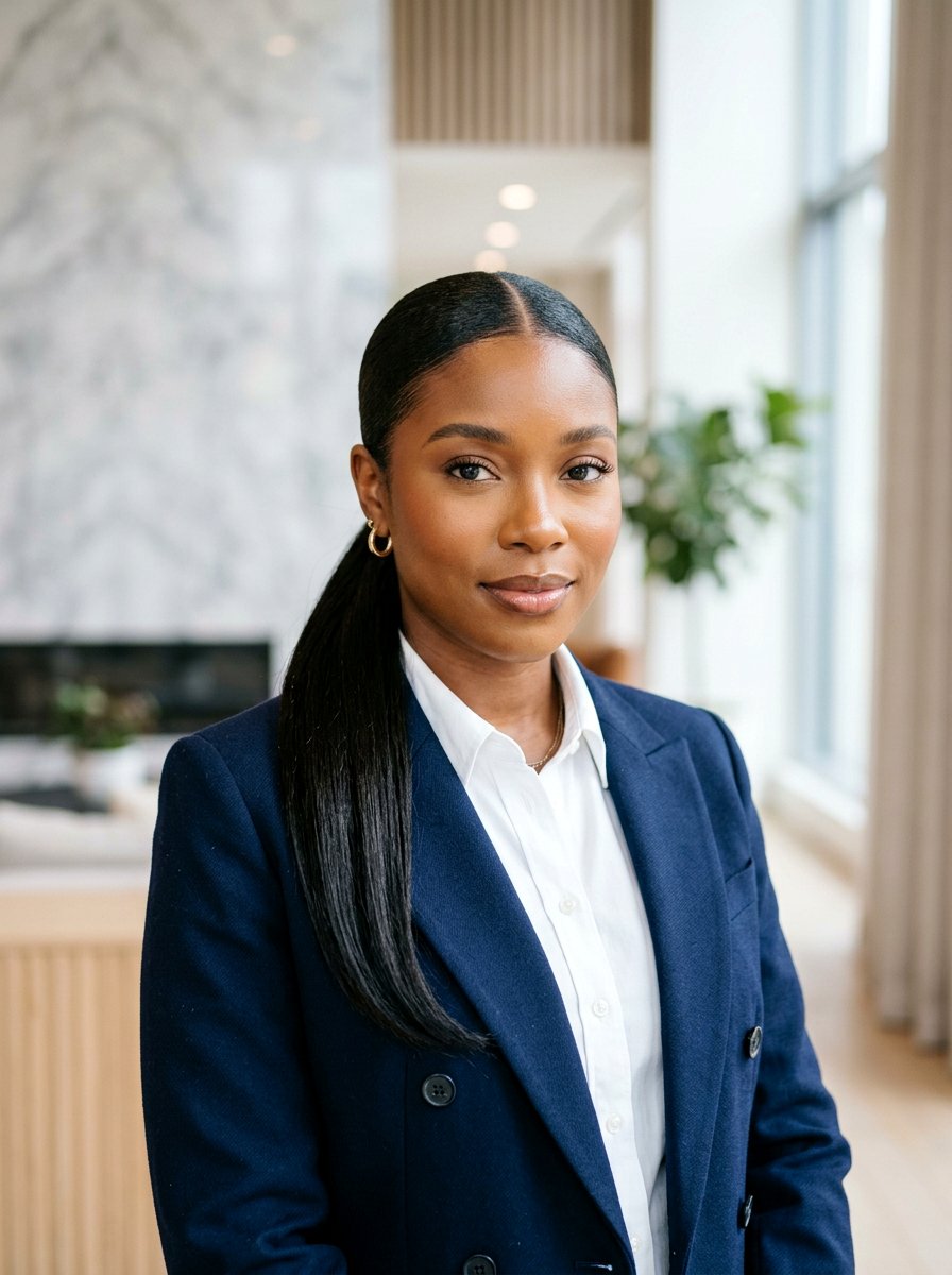 Middle Part Sleek Ponytail For Black Women - 20 sleek ponytail for black women - 20 sleek ponytail for black women