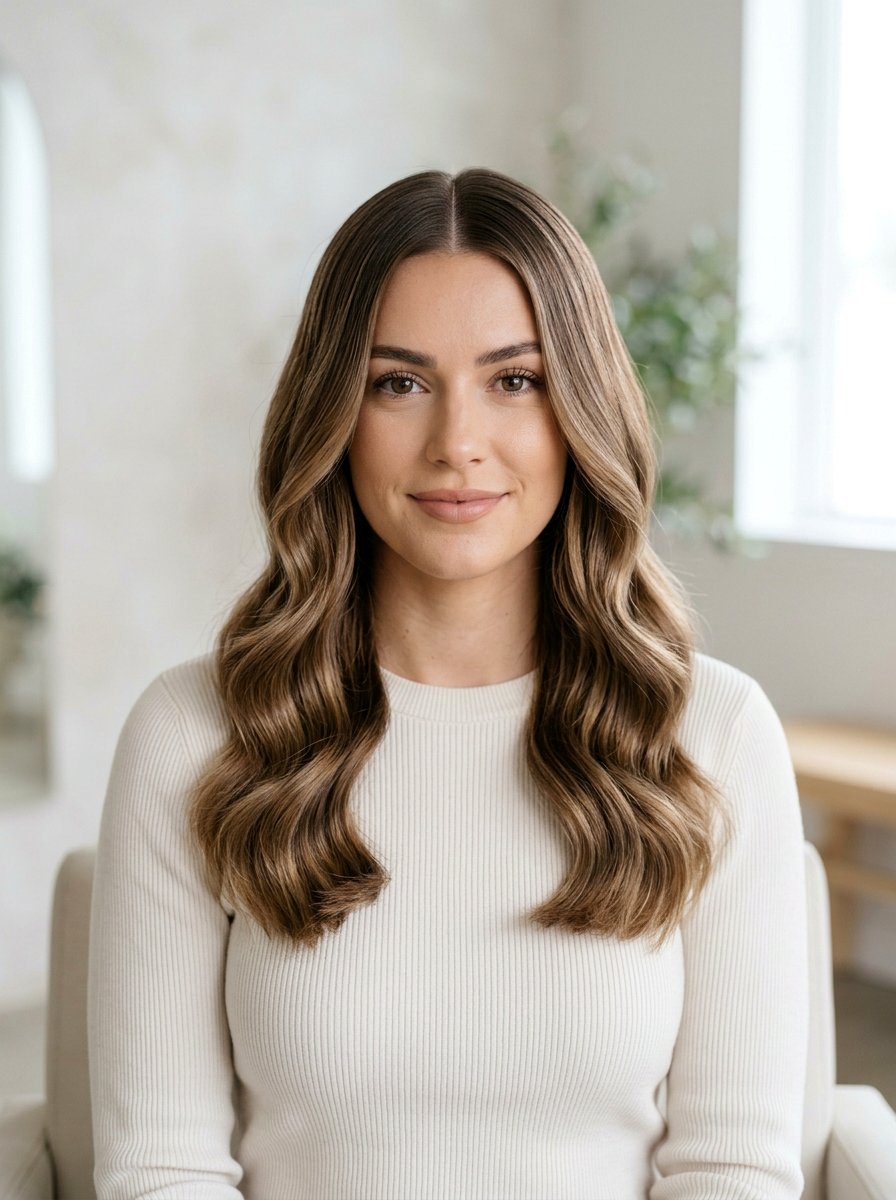 Middle Part Soft Waves - 20 college girls soft waves hairstyle - 20 college girls soft waves hairstyle