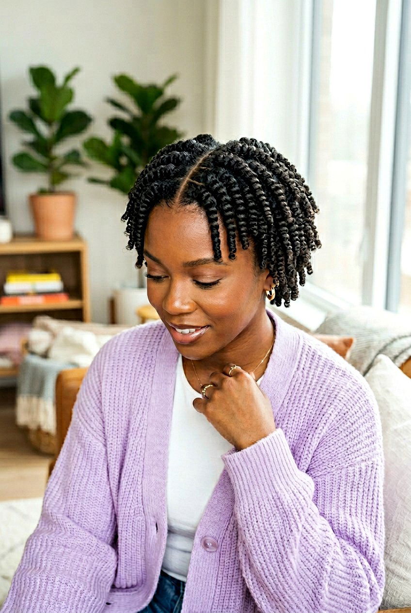 Middle part finger coils - 20 natural hair with middle part styles - 20 natural hair with middle part styles