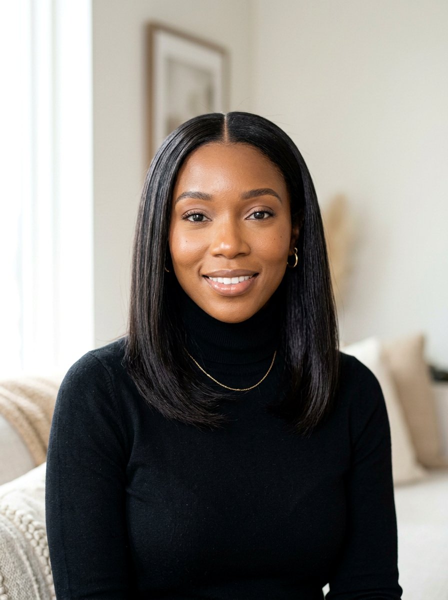 Middle part silk press shoulder length - 20 silk press for shoulder length hair - 20 silk press for shoulder length hair