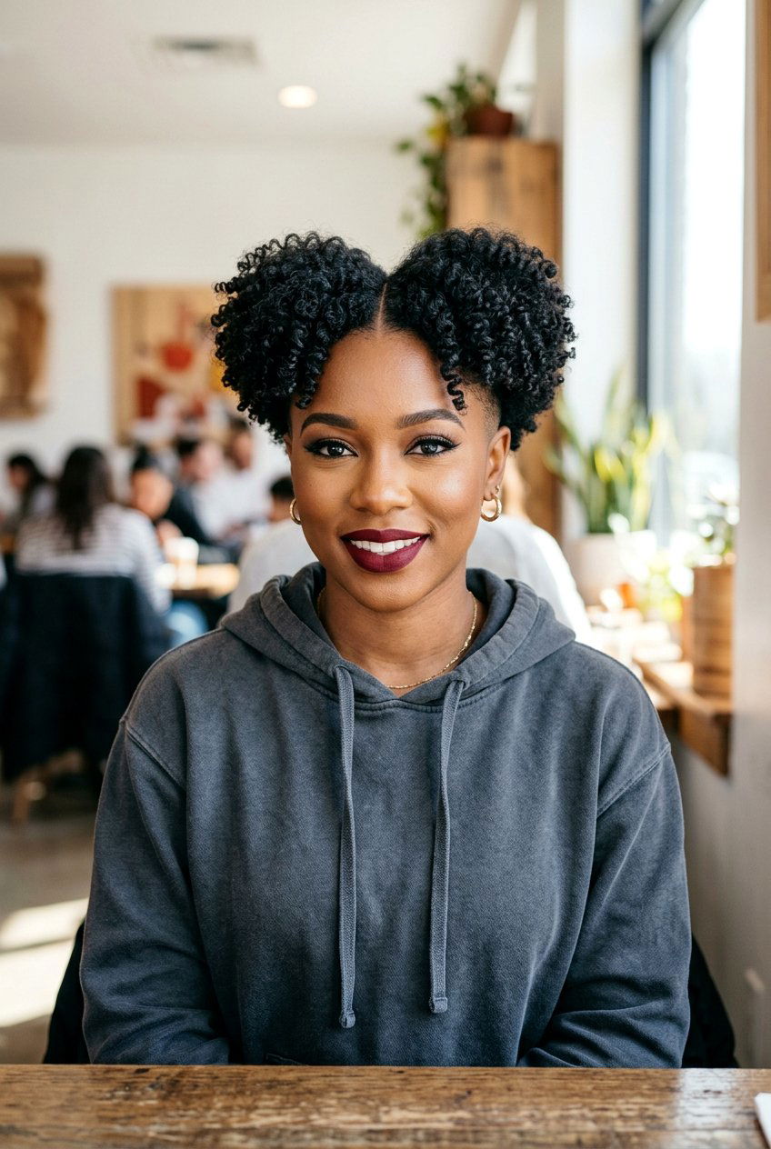 20 Chic Natural Hair With Middle Part Styles You Will Love