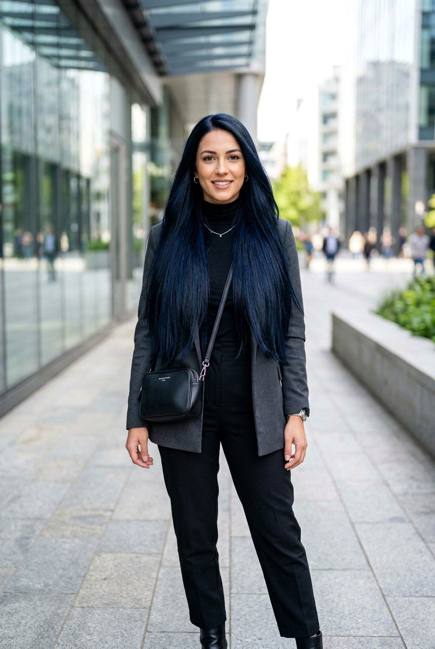 20 Best Dimensional Black Hair Color Ideas for Bold Looks