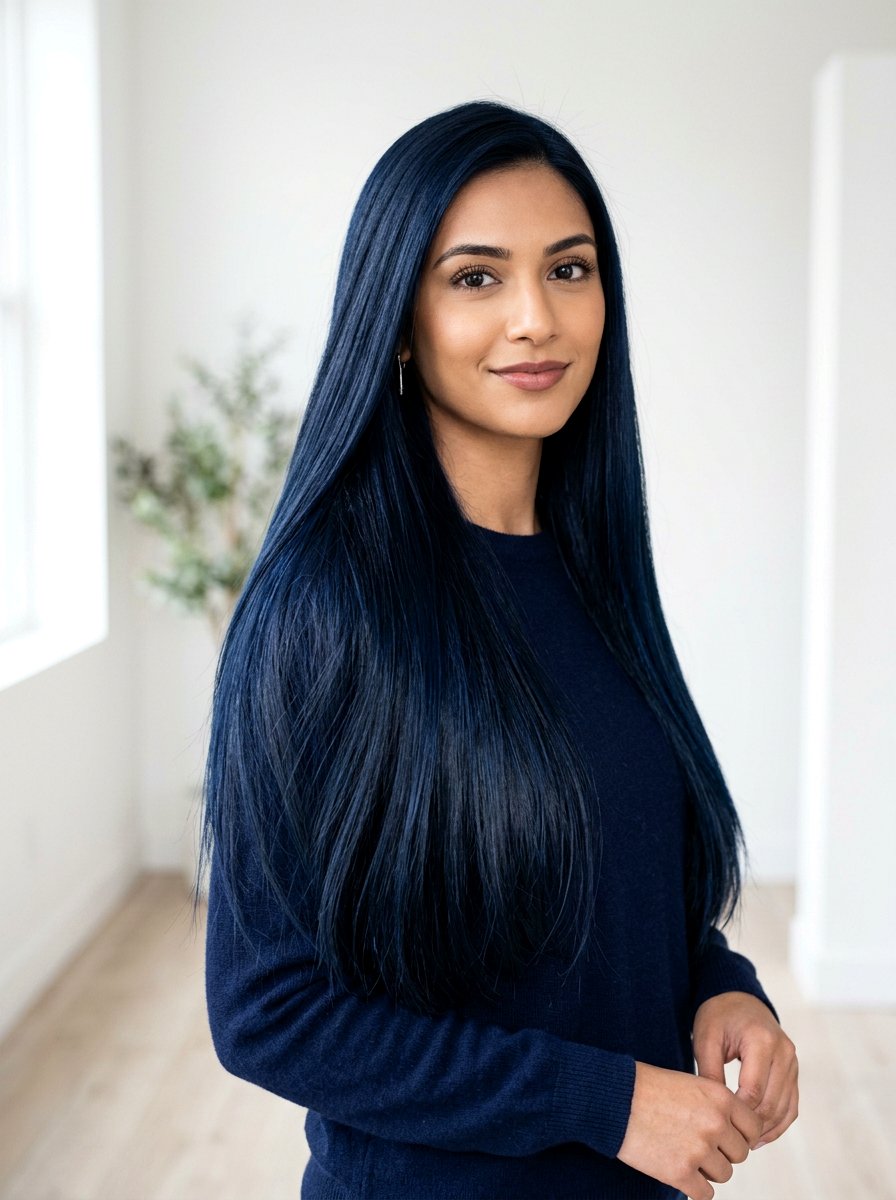 Midnight Blue Hair Color - 20 final hair color ideas for women - 20 final hair color ideas for women