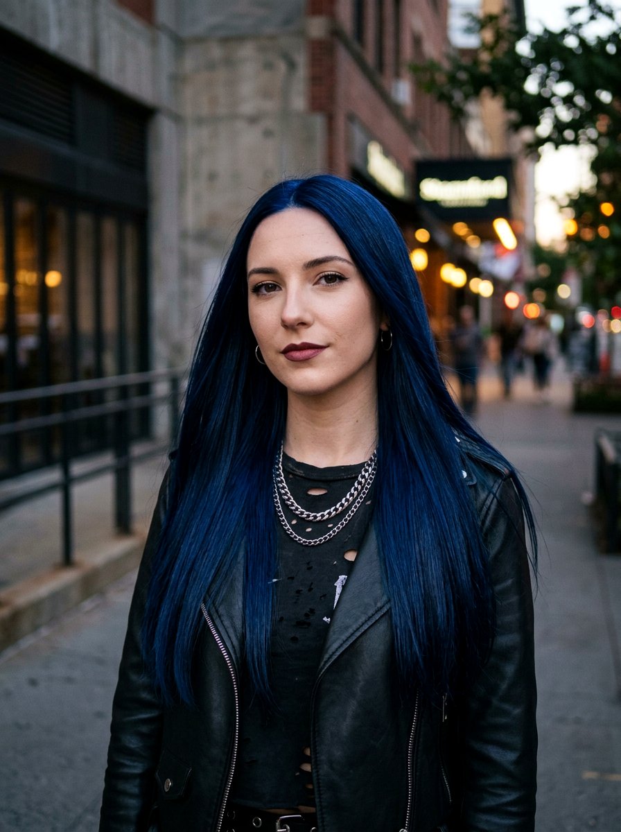 Midnight Blue Hair Color - 20 trendy hair color for women 2026 - 20 trendy hair color for women 2026