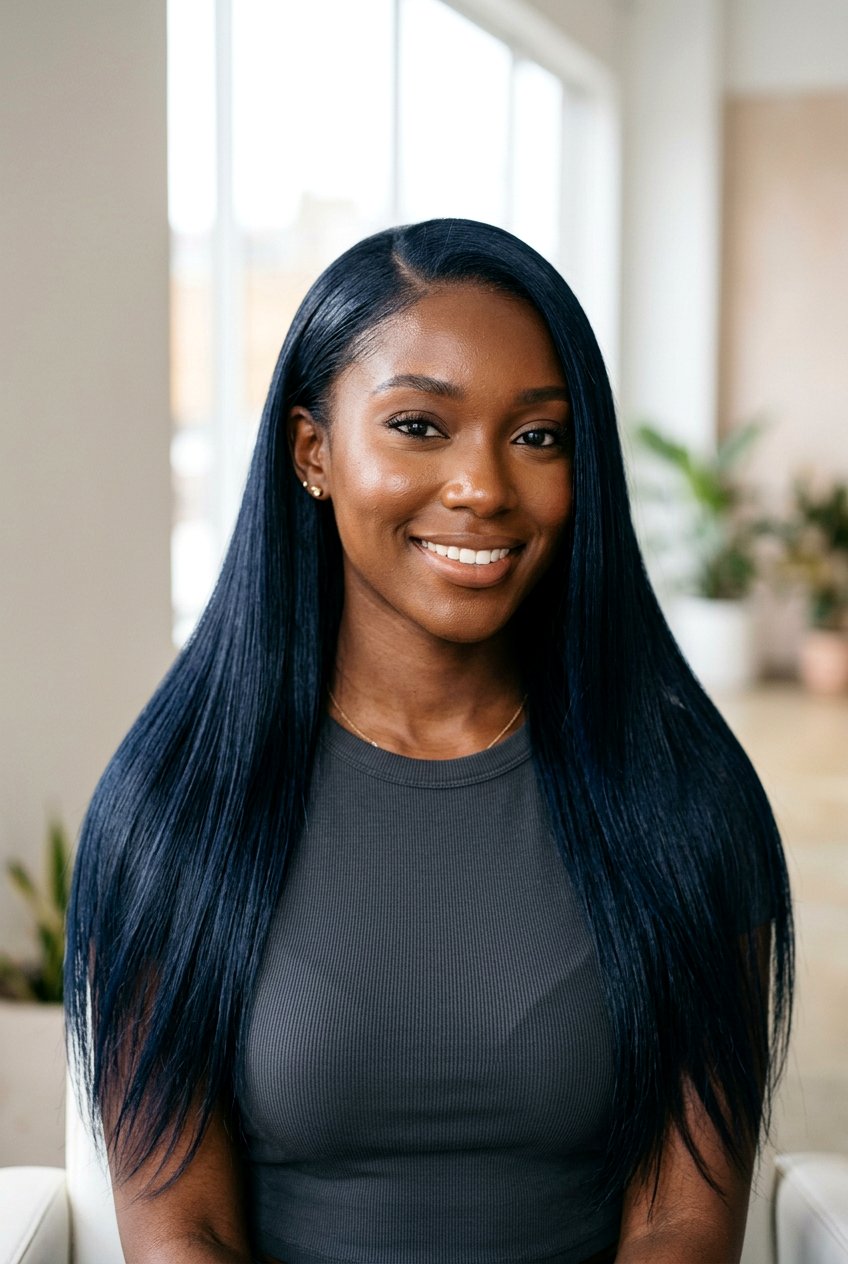 20 Dazzling Midnight Navy Hair Color Ideas for a Bold Look