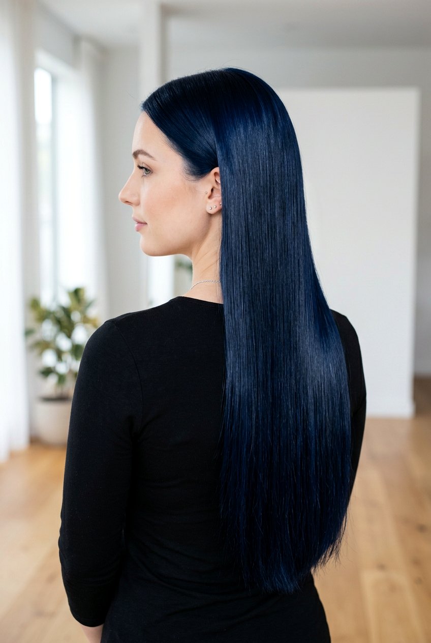 Midnight Navy Hair Color On Straight Hair - 20 midnight navy hair color - 20 midnight navy hair color