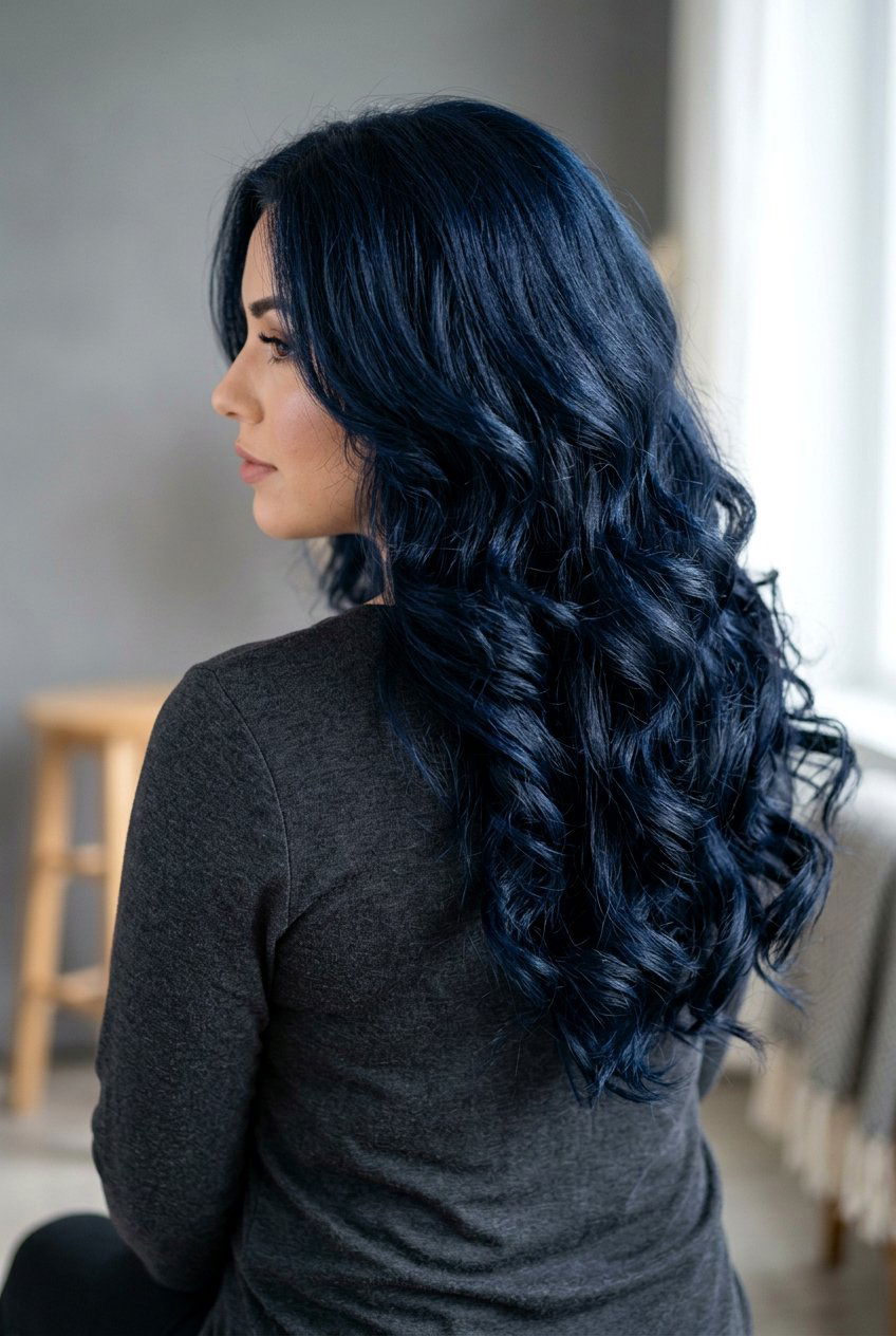 Midnight Navy Hair Color On Thick Hair - 20 midnight navy hair color - 20 midnight navy hair color