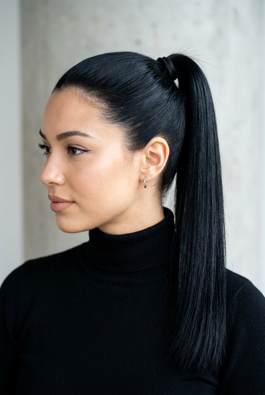 Midnight black hair - 20 natural black hair color ideas - 20 natural black hair color ideas