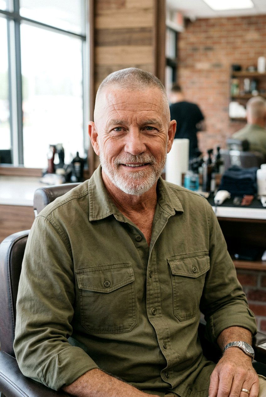 Military Crew Cut - 20 neat crew cut for older men - 20 neat crew cut for older men