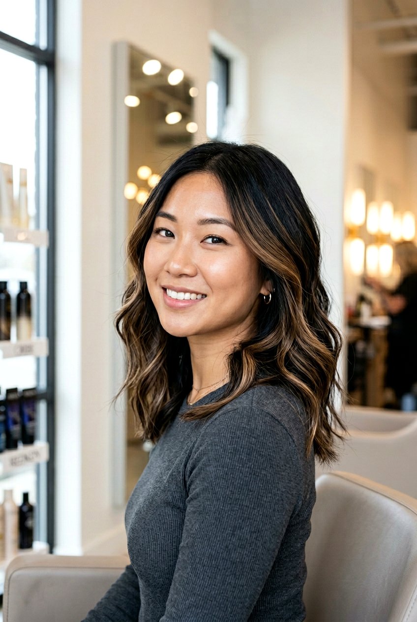 Milk chocolate balayage black hair - 20 balayage for black hair - 20 balayage for black hair