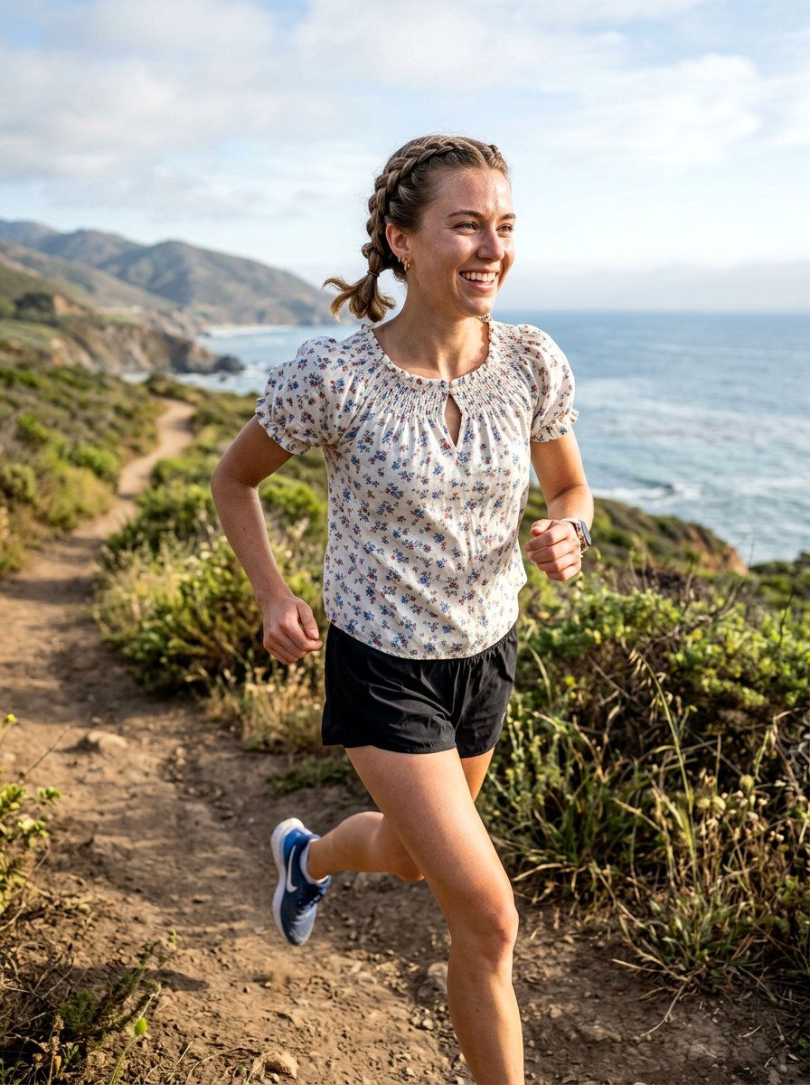 Milkmaid Braid Pigtails for Running - 20 running hairstyle with braided pigtails - 20 running hairstyle with braided pigtails