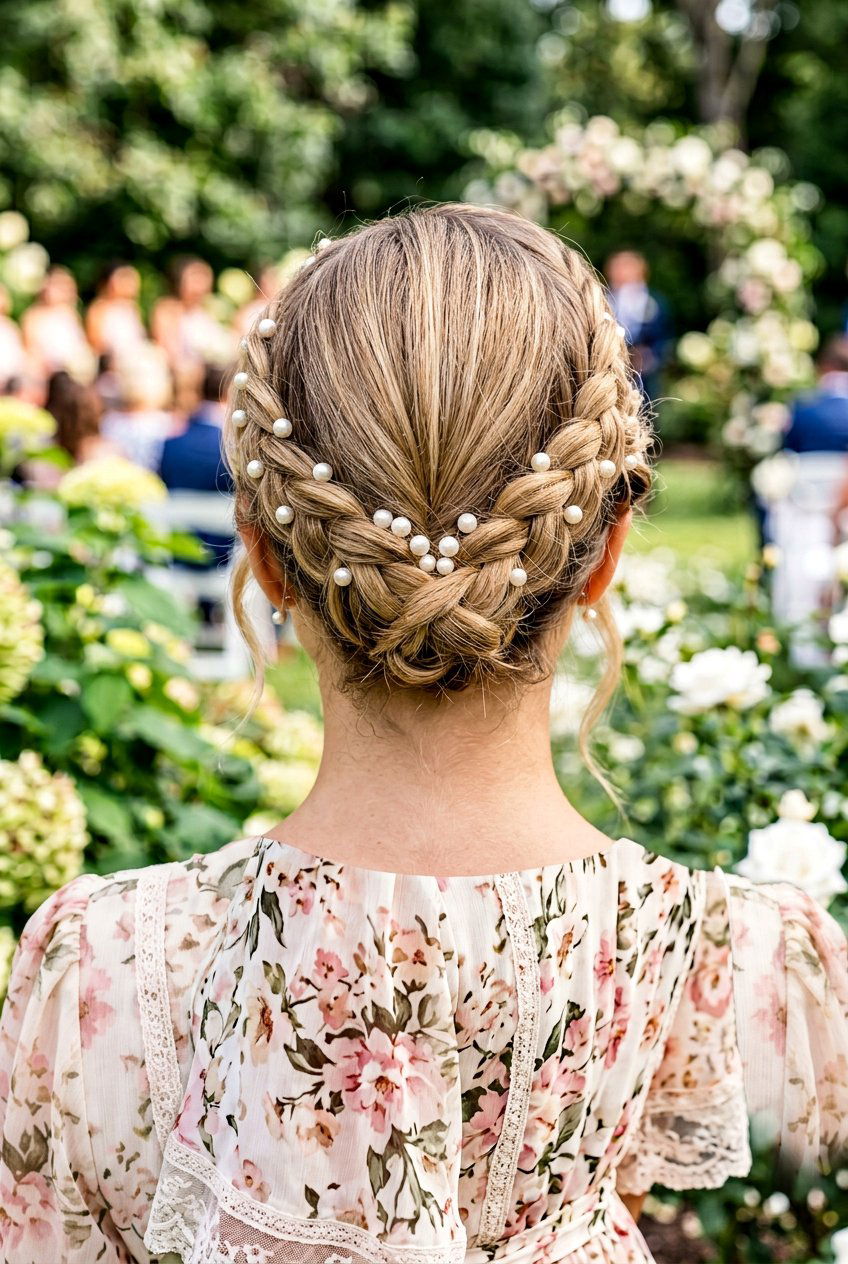 Milkmaid Braid for Bridesmaids - 20 bridesmaid hairstyles with braids - 20 bridesmaid hairstyles with braids