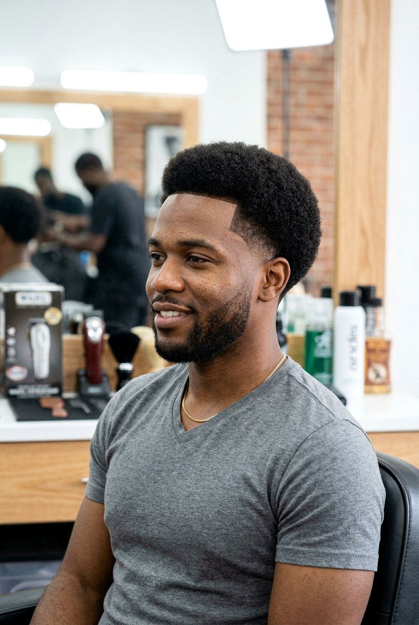 Mini Afro Taper With Line Up - 20 afro taper with line up - 20 afro taper with line up