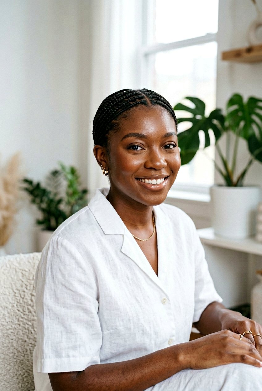 Mini Box Braids on TWA Hair - 20 protective styles for short natural hair - 20 protective styles for short natural hair