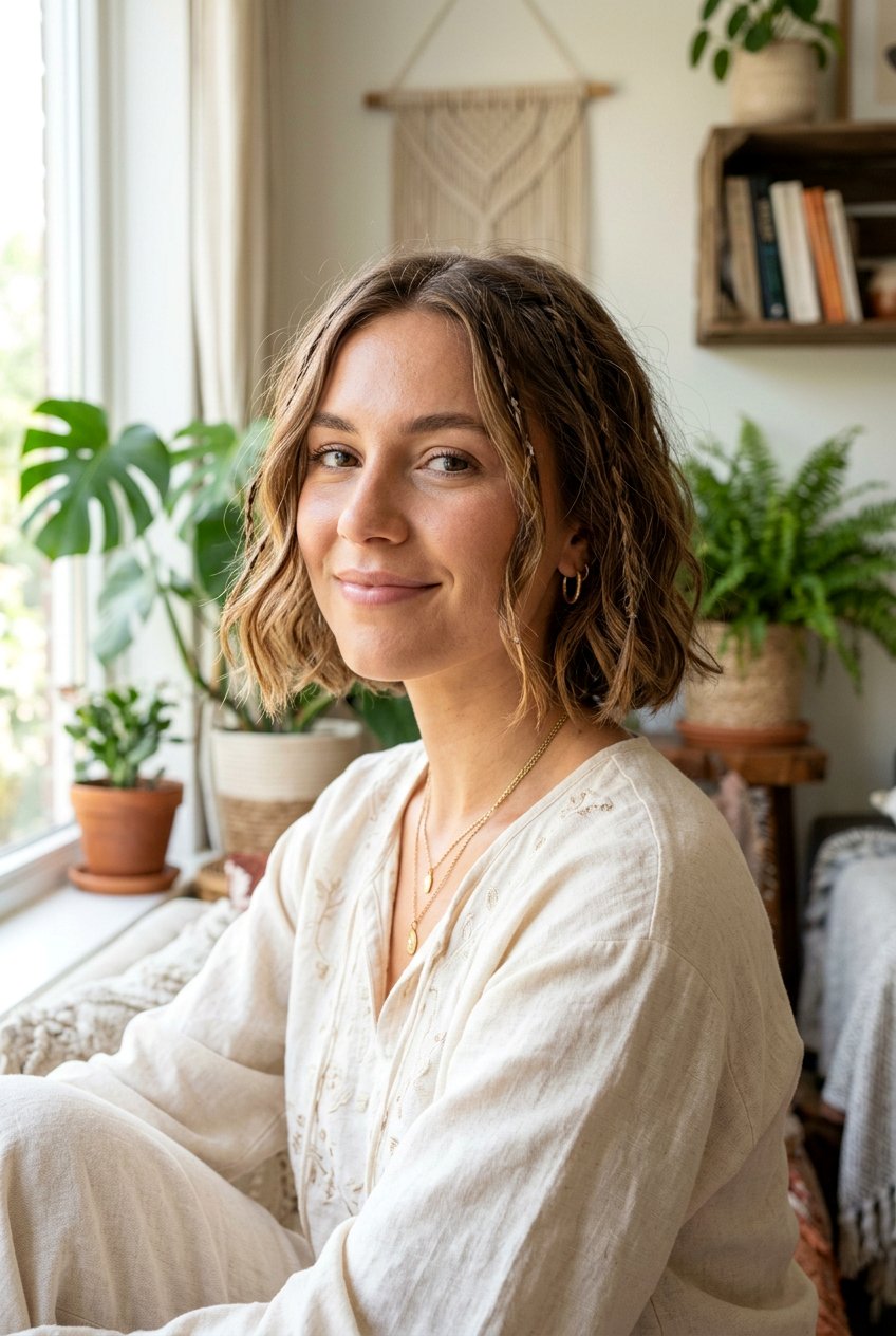 Mini Braided Bob - 20 graduation hairstyle for short bob - 20 graduation hairstyle for short bob