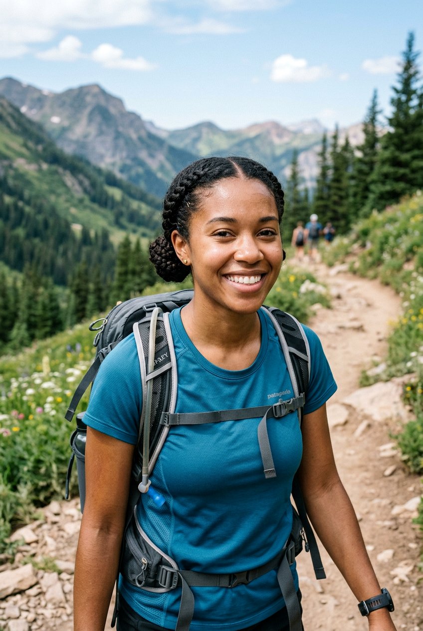 Mini Braided Buns Hiking Hairstyle - 20 hiking braid hairstyles - 20 hiking braid hairstyles