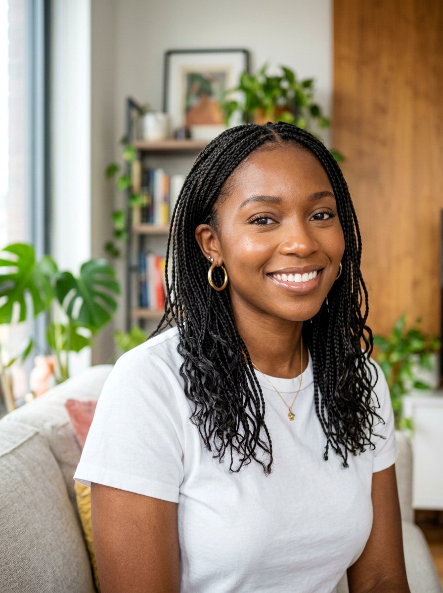 Mini Braids Natural Hair - 20 summer protective styles for black women - 20 summer protective styles for black women