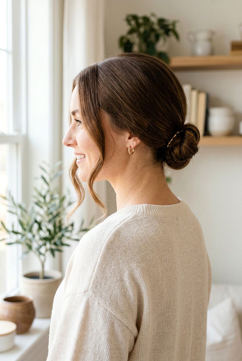 Mini Bun Vintage Updo - 20 vintage updo hairstyle - 20 vintage updo hairstyle