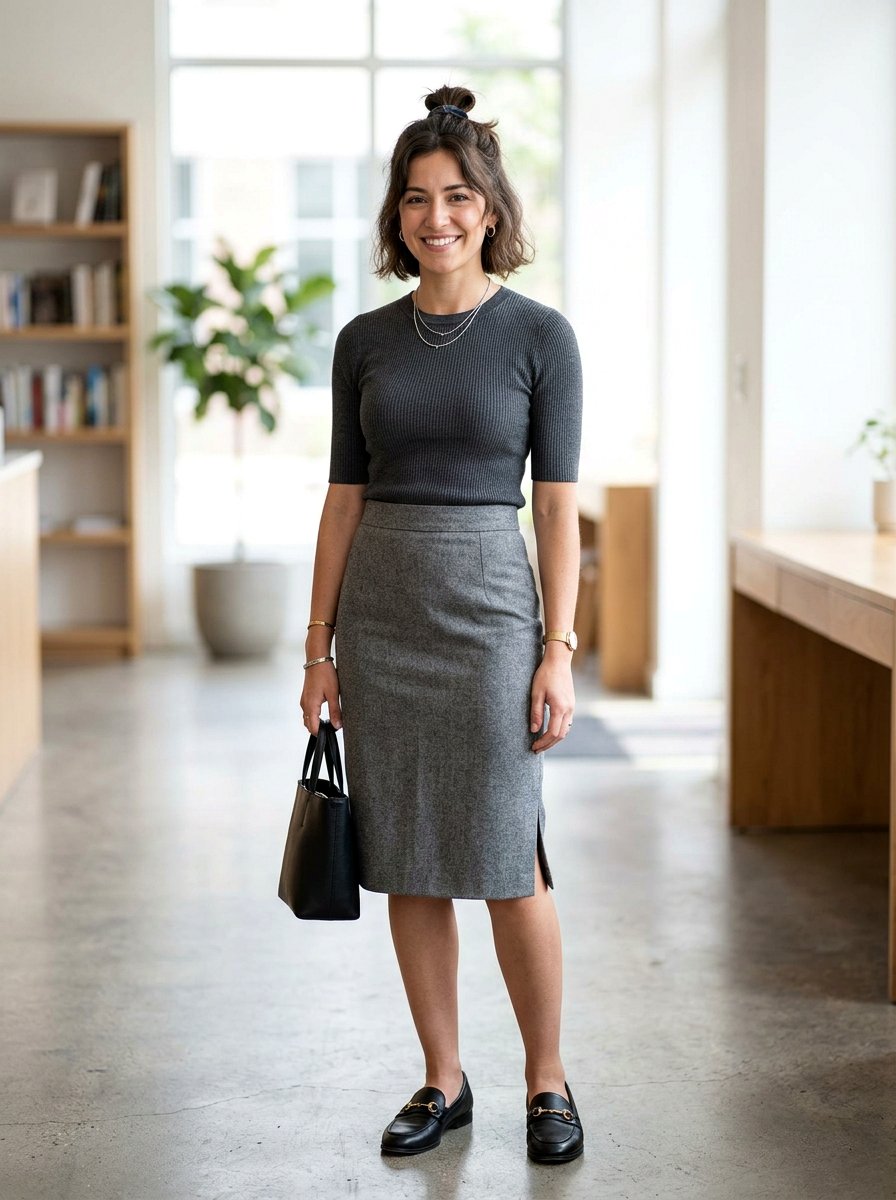 Mini Half Bun on Short Hair - 20 quick office hairstyle for short hair - 20 quick office hairstyle for short hair