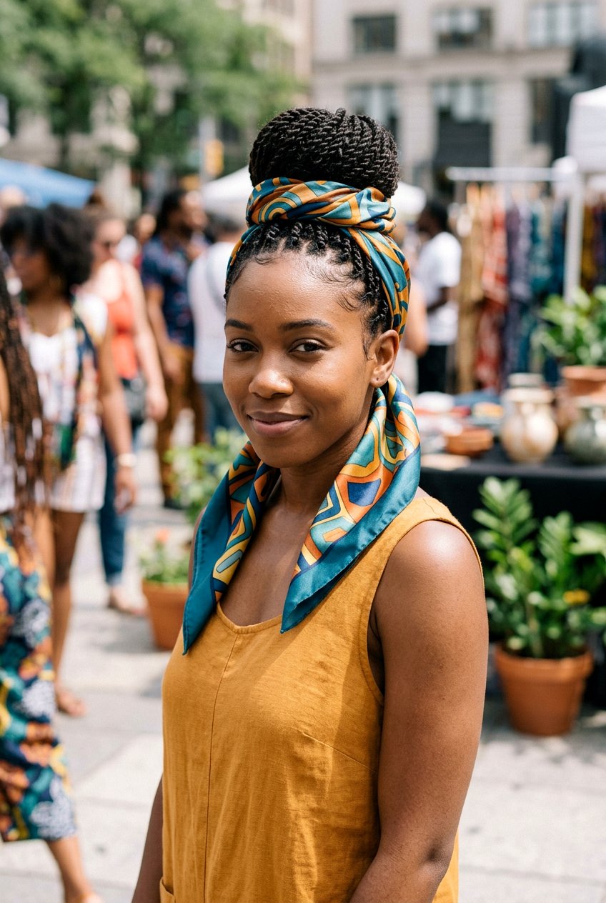 Mini Twist Crown Bun - 20 mini twist bun for natural hair - 20 mini twist bun for natural hair