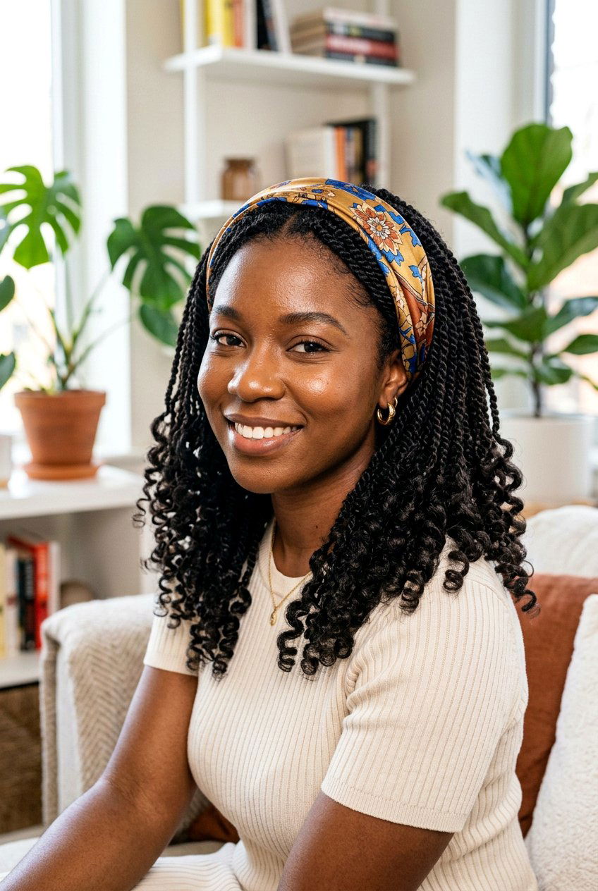 Mini Twists With Curly Ends For 4c Hair - 20 mini twists with curly ends - 20 mini twists with curly ends