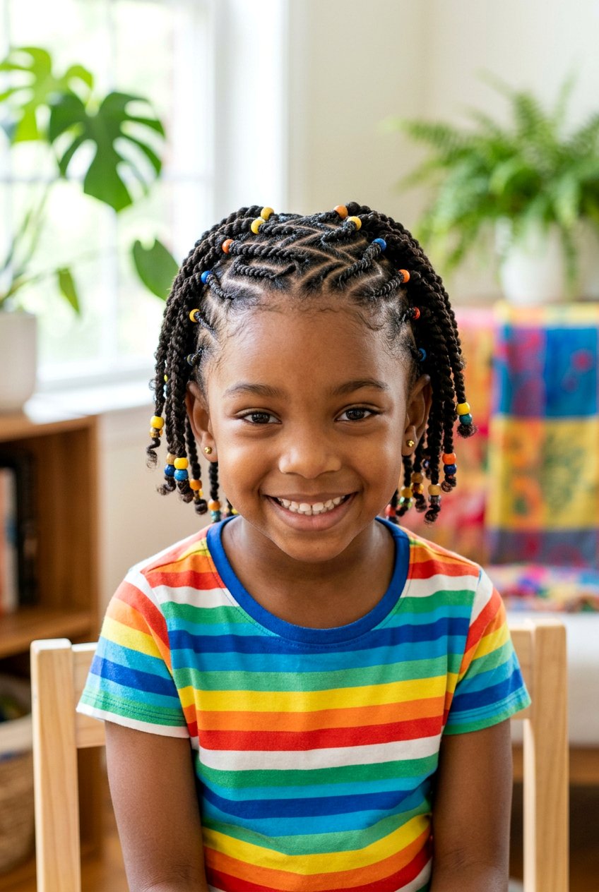 Mini Twists With Zigzag Part - 20 little girls mini twist styles - 20 little girls mini twist styles