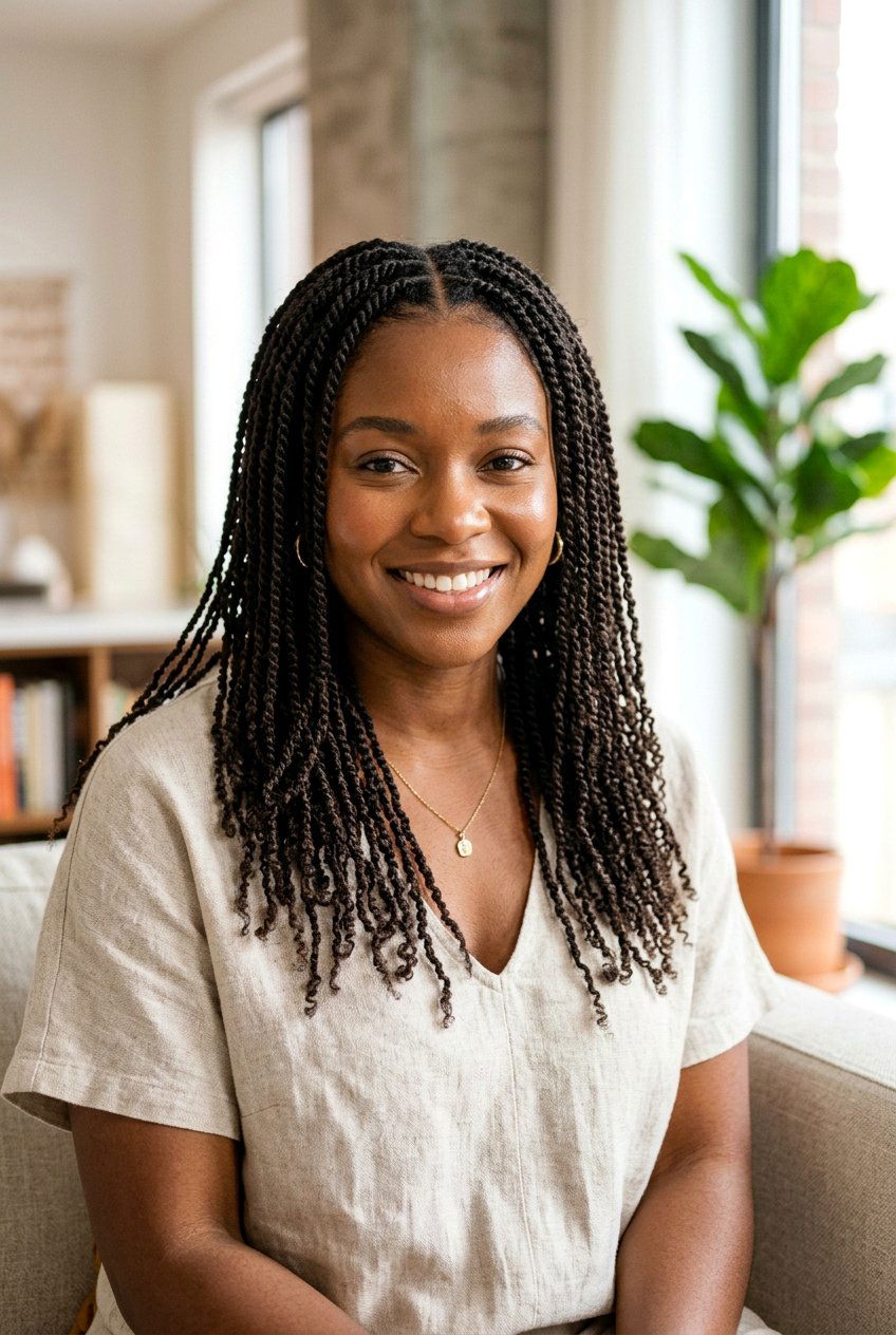 Mini Twists - 20 airplane hairstyle for curly hair - 20 airplane hairstyle for curly hair