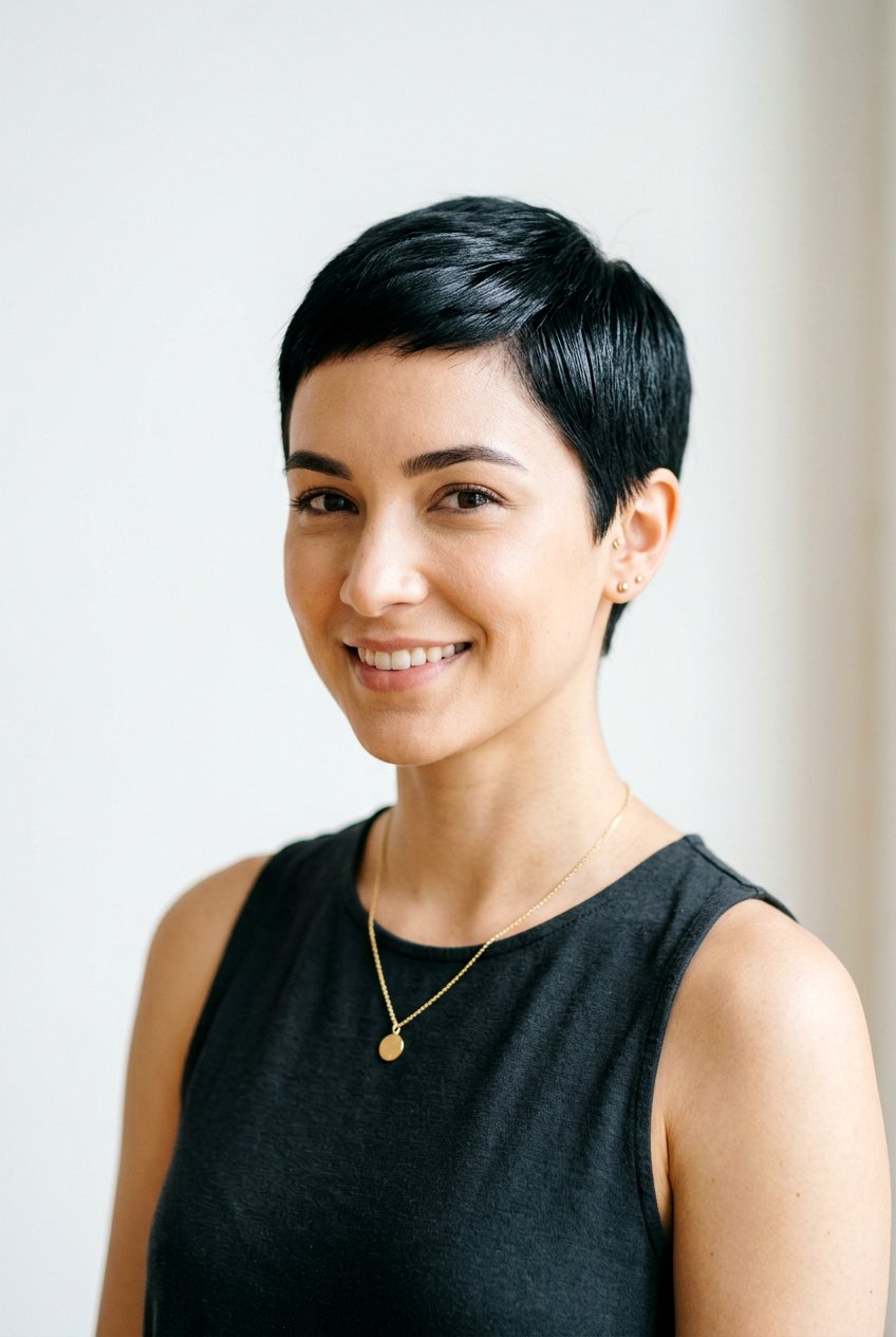 Minimalist Black Pixie Haircut - 20 glossy black pixie haircut - 20 glossy black pixie haircut
