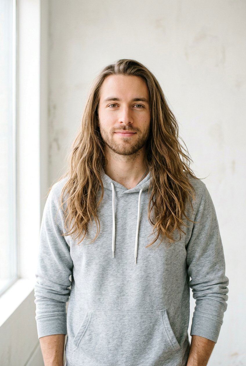 Minimalist Flow - 20 shoulder length flow haircut men - 20 shoulder length flow haircut men