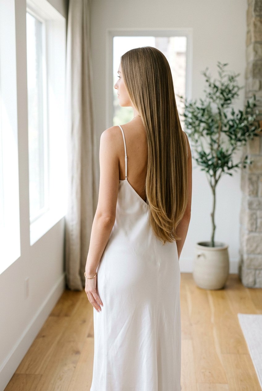 Minimalist Long Layers - 20 clean girl long layers haircut - 20 clean girl long layers haircut