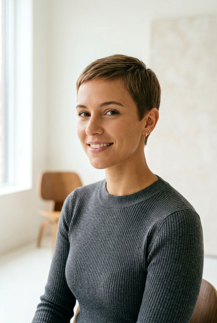 Minimalist crop pixie - 20 low maintenance pixie haircut - 20 low maintenance pixie haircut