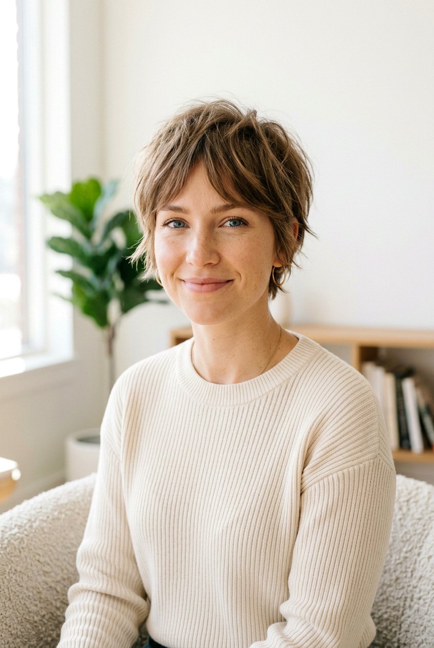 Minimalist shaggy pixie - 20 short shaggy pixie cut - 20 short shaggy pixie cut