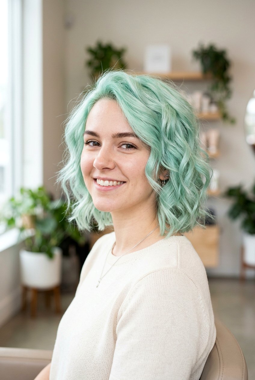 Mint Green Hair - 20 fantasy hair color ideas - 20 fantasy hair color ideas