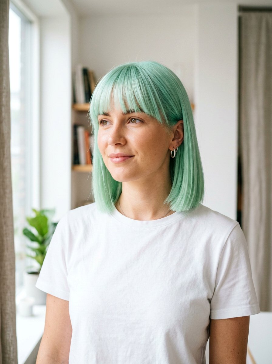 Mint Green Pastel Hair - 20 spring pastel hair color ideas - 20 spring pastel hair color ideas