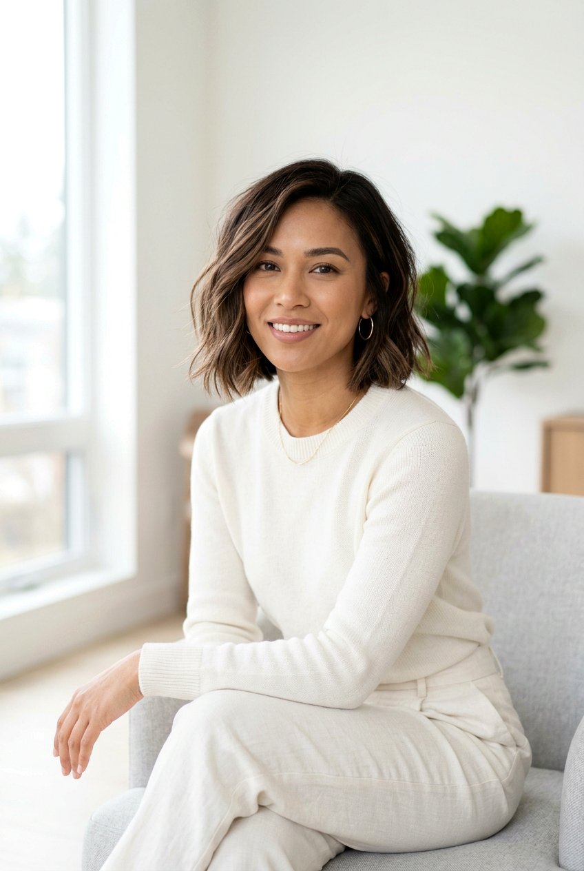 Mocha Balayage Bob Haircut - 20 mocha balayage on dark hair - 20 mocha balayage on dark hair