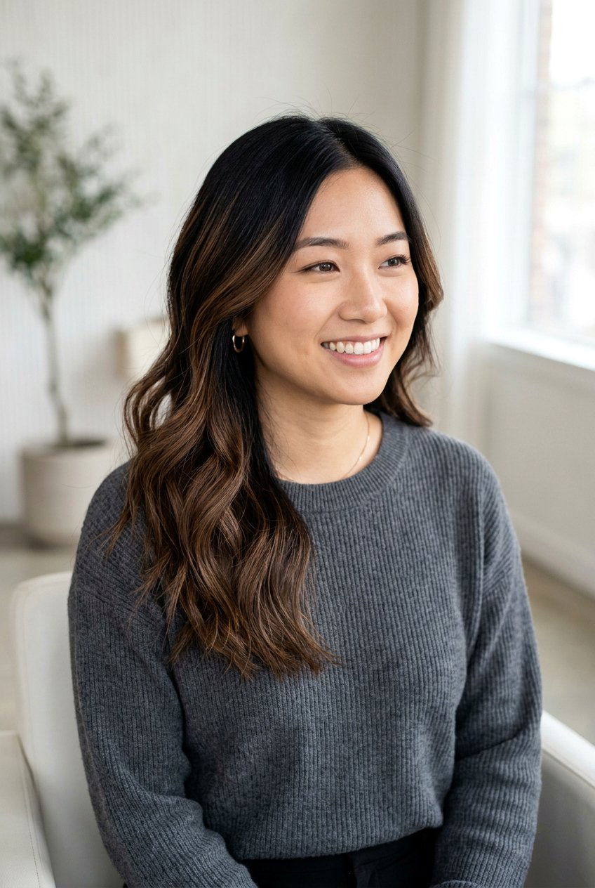 Mocha Balayage On Black Hair - 20 mocha balayage on dark hair - 20 mocha balayage on dark hair