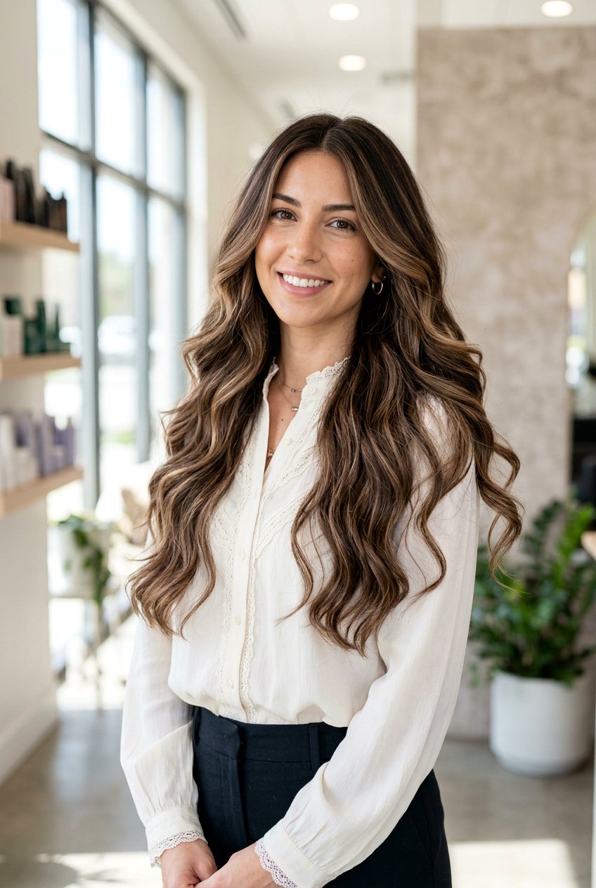 Mocha Balayage On Long Layered Hair - 20 mocha balayage on dark hair - 20 mocha balayage on dark hair