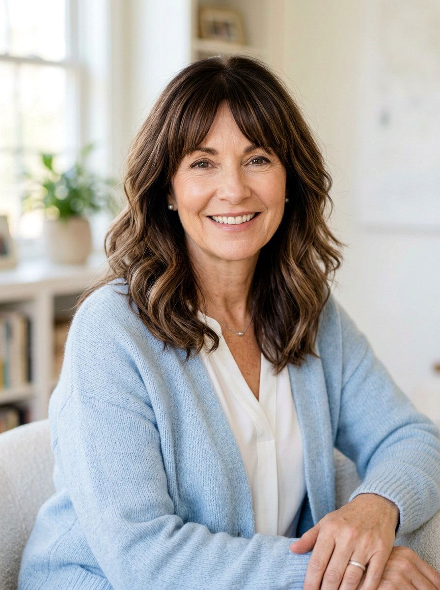 Mocha Balayage With Bangs - 20 soft mocha balayage for mature women - 20 soft mocha balayage for mature women