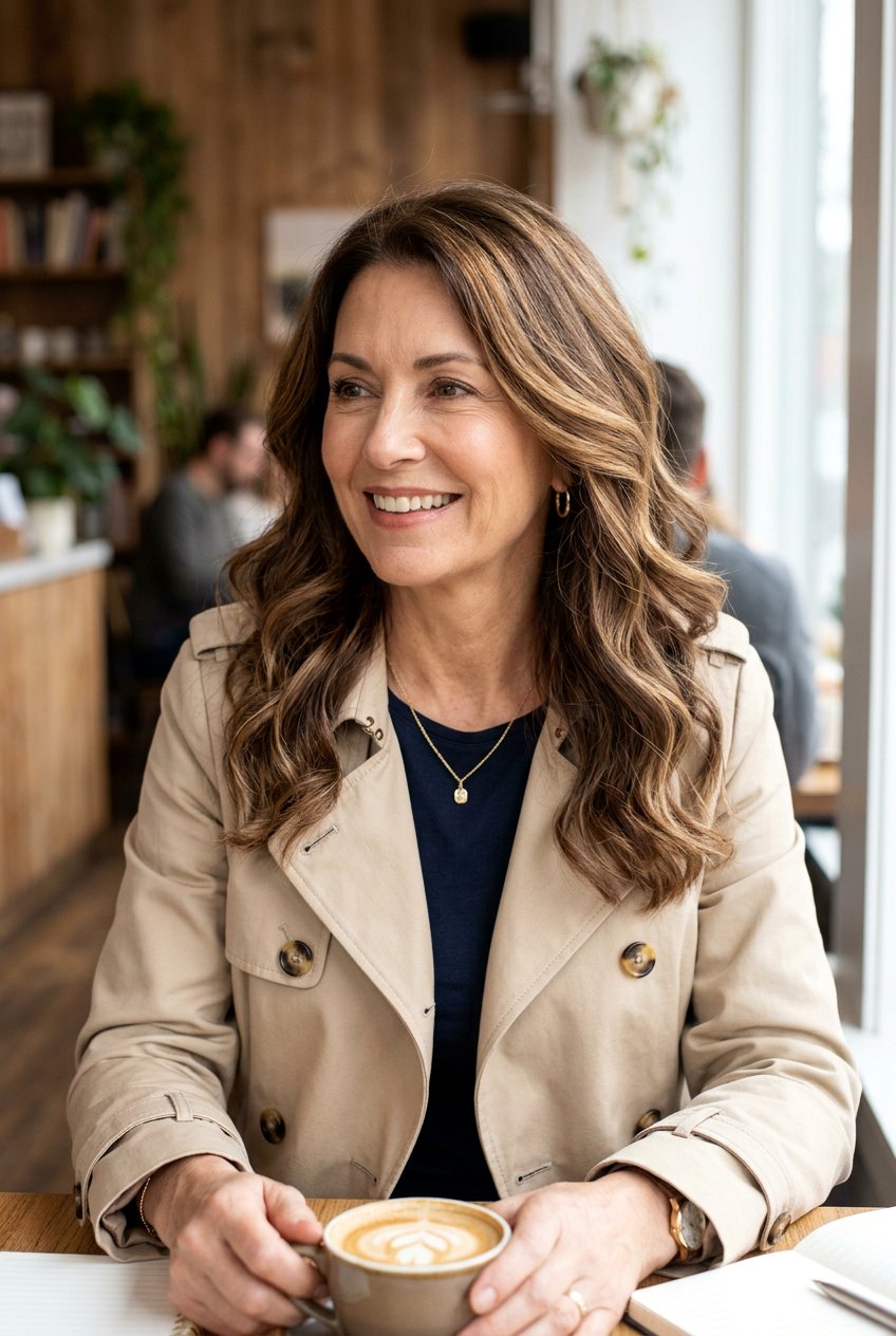 20 Flattering Soft Mocha Brunette Looks For Mature Women