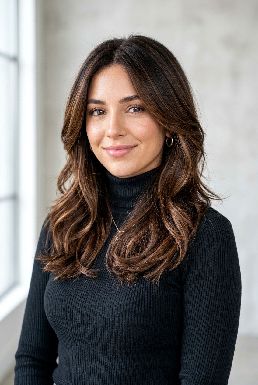 Mocha Brunette Balayage - 20 winter brunette balayage - 20 winter brunette balayage