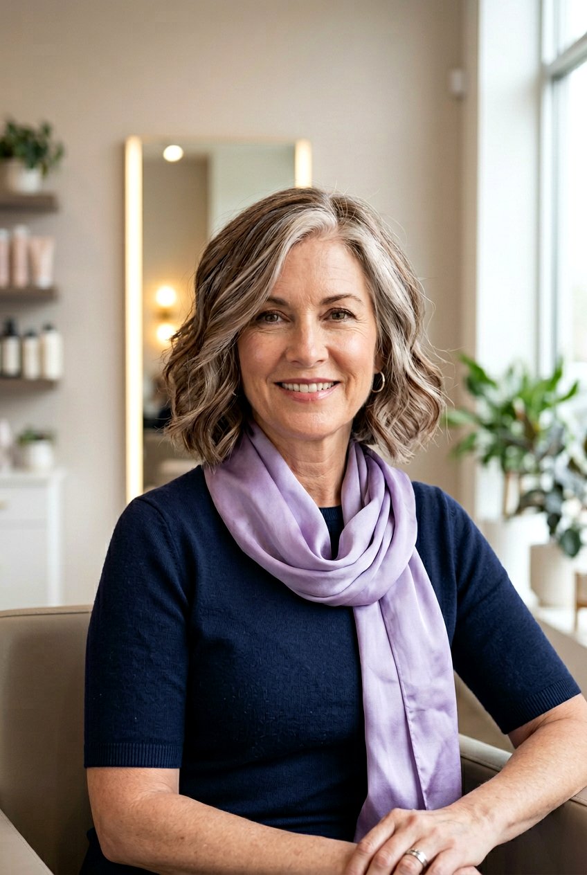 Mocha Glaze Over Gray - 20 expensive brunette for women over 50 - 20 expensive brunette for women over 50