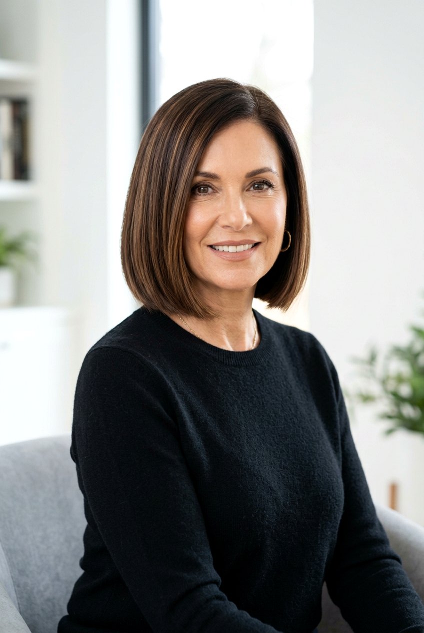 Mocha Highlights For Mature Bob - 20 brunette highlights for mature bob - 20 brunette highlights for mature bob