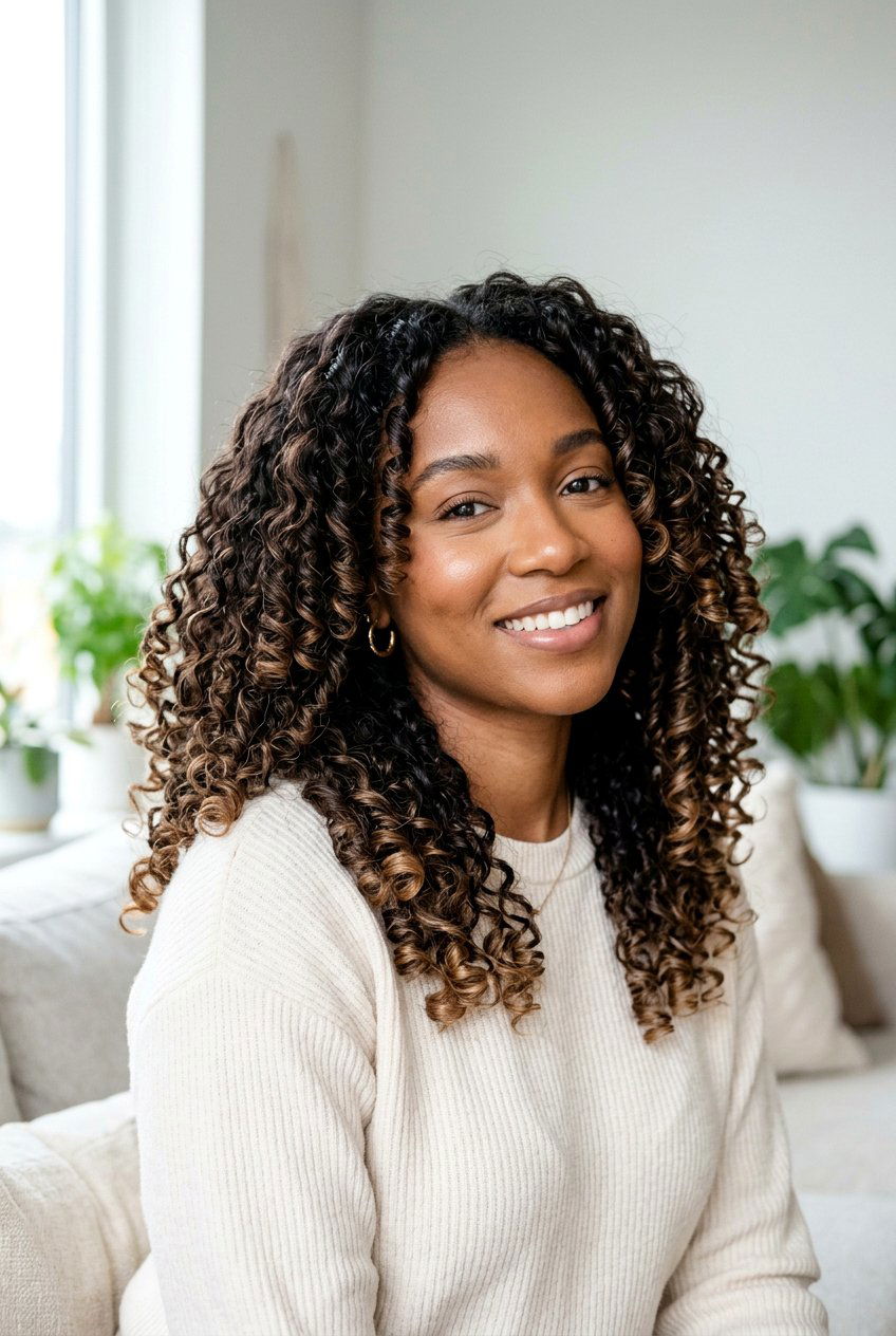 Mocha Highlights On Dark Brown Curly Hair - 20 mocha highlights on dark brown hair - 20 mocha highlights on dark brown hair