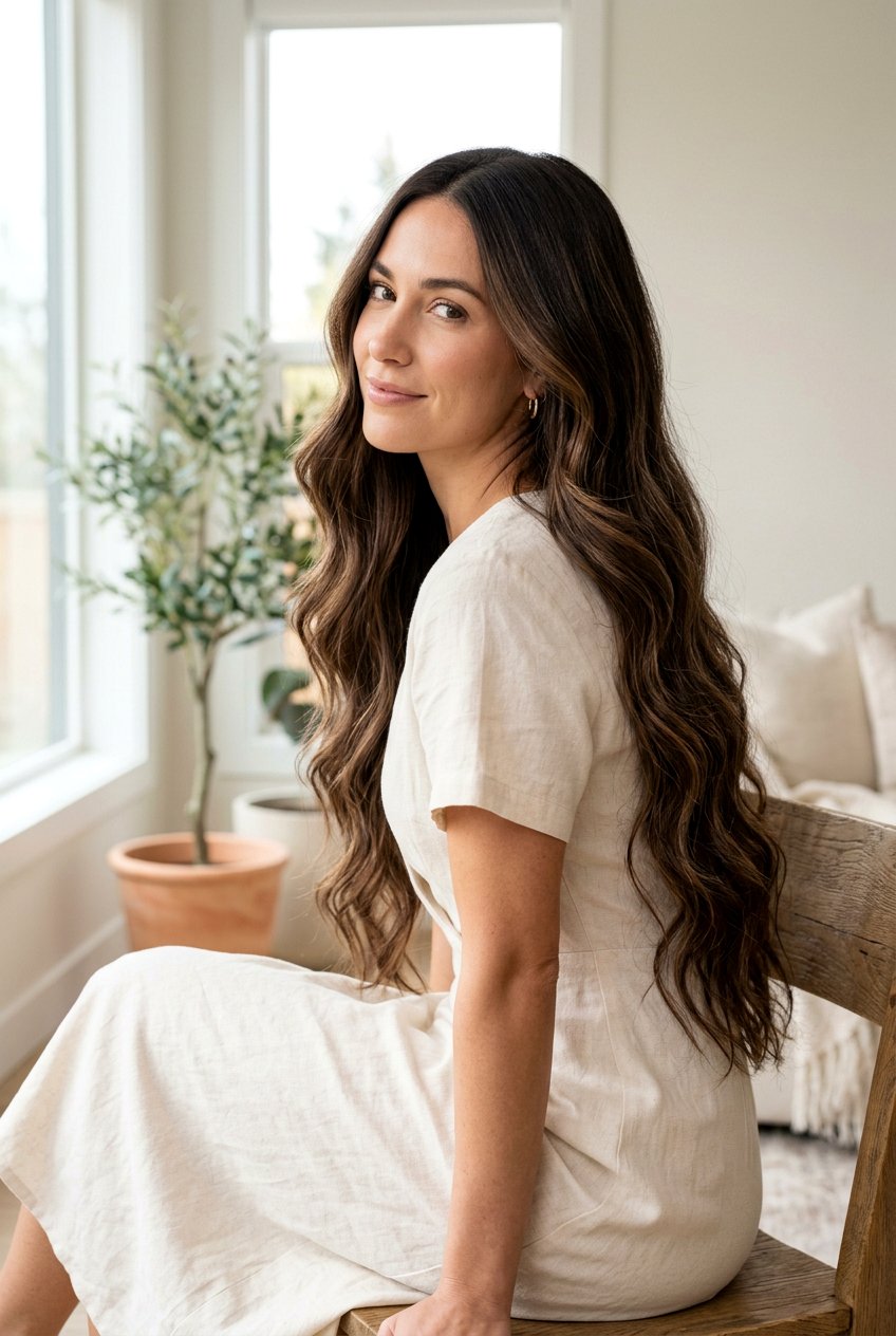 Mocha Highlights On Dark Brown Long Hair - 20 mocha highlights on dark brown hair - 20 mocha highlights on dark brown hair