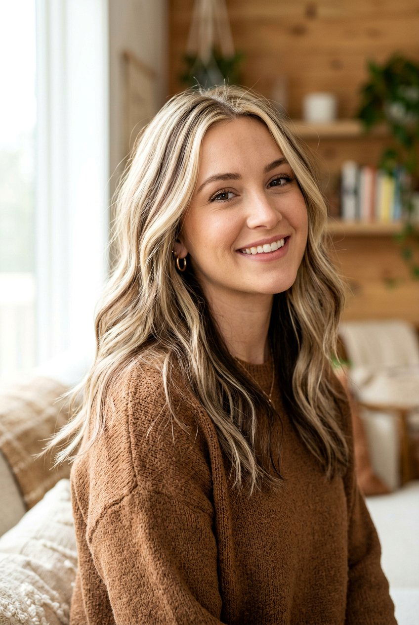 Mocha Lowlights - 20 lowlights for over highlighted blonde hair - 20 lowlights for over highlighted blonde hair