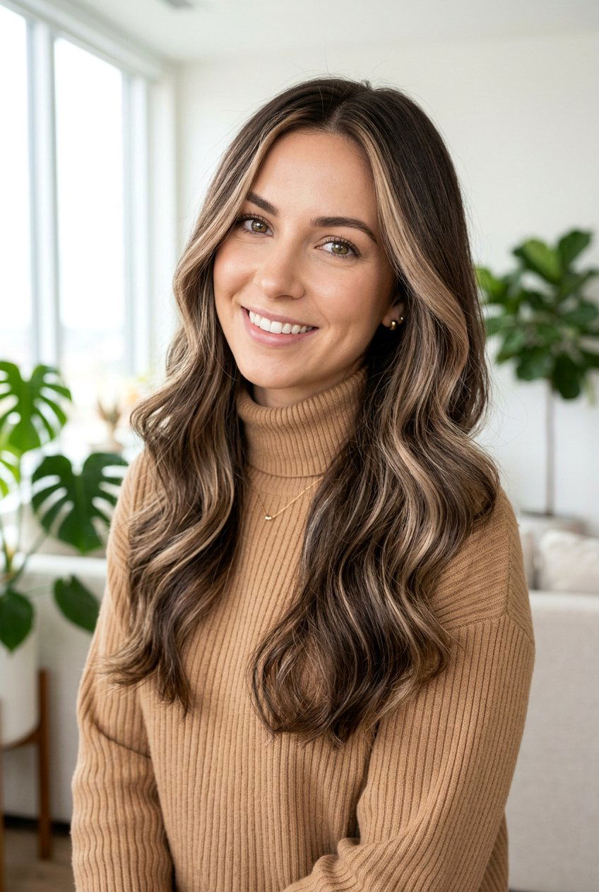 Mocha Money Piece Hair - 20 natural looking money piece hair - 20 natural looking money piece hair