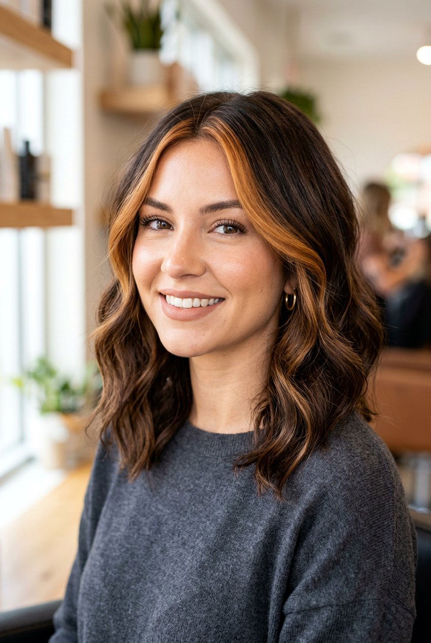 Mocha Mousse Money Piece - 20 mocha mousse hair color - 20 mocha mousse hair color