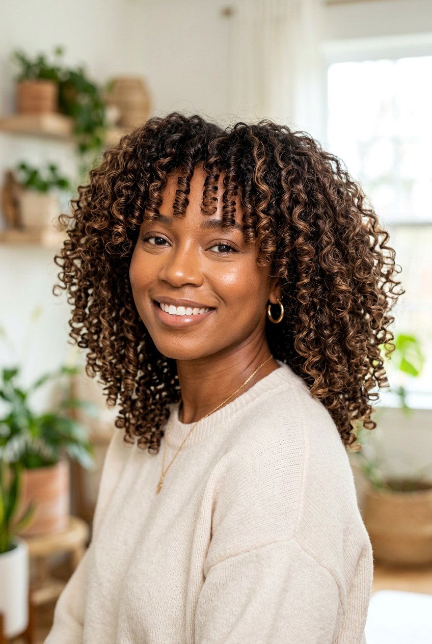 Mocha Mousse on Curly Hair - 20 mocha mousse hair color - 20 mocha mousse hair color