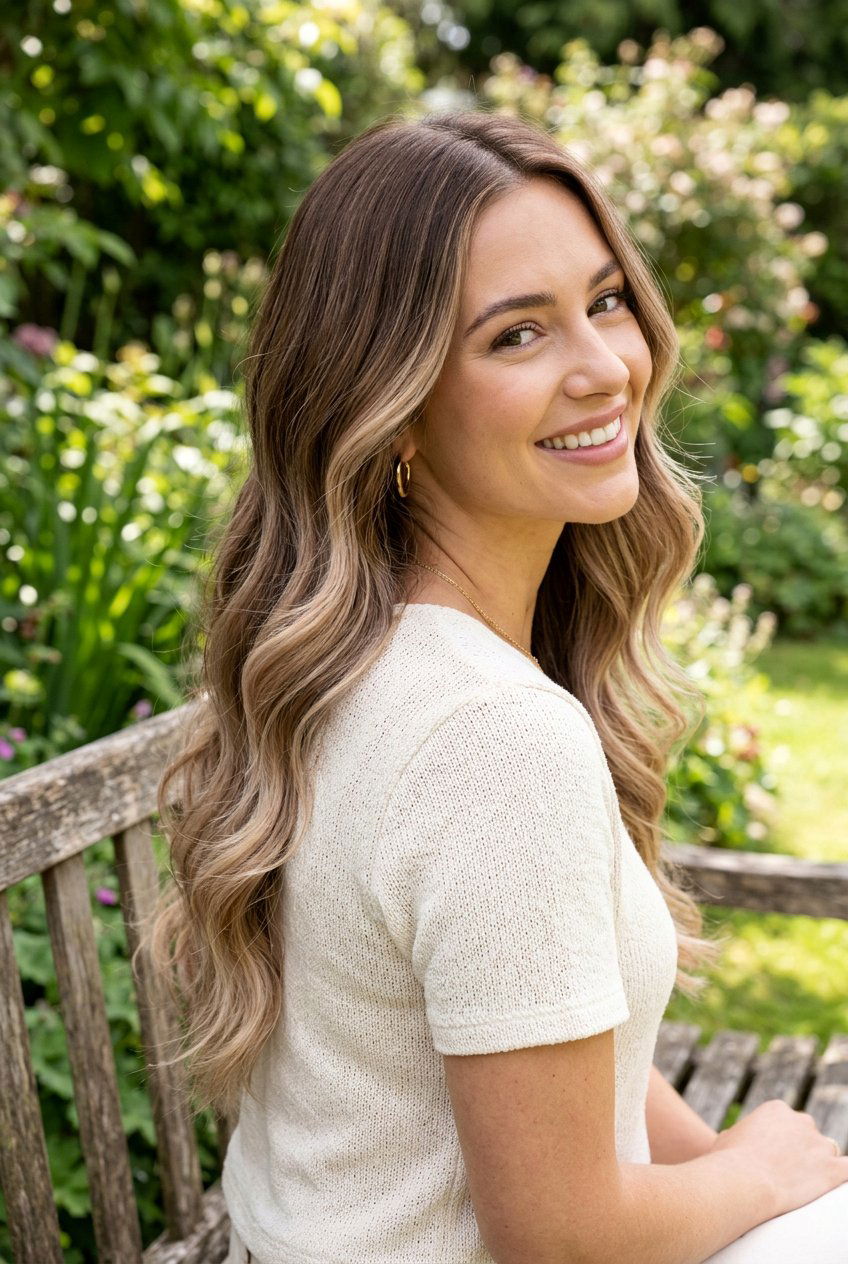 Mocha Mousse with Beige Balayage - 20 mocha mousse hair color - 20 mocha mousse hair color